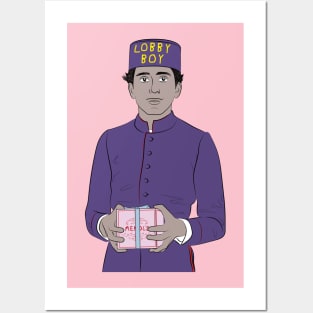 Lobby boy color - Wes Anderson Posters and Art